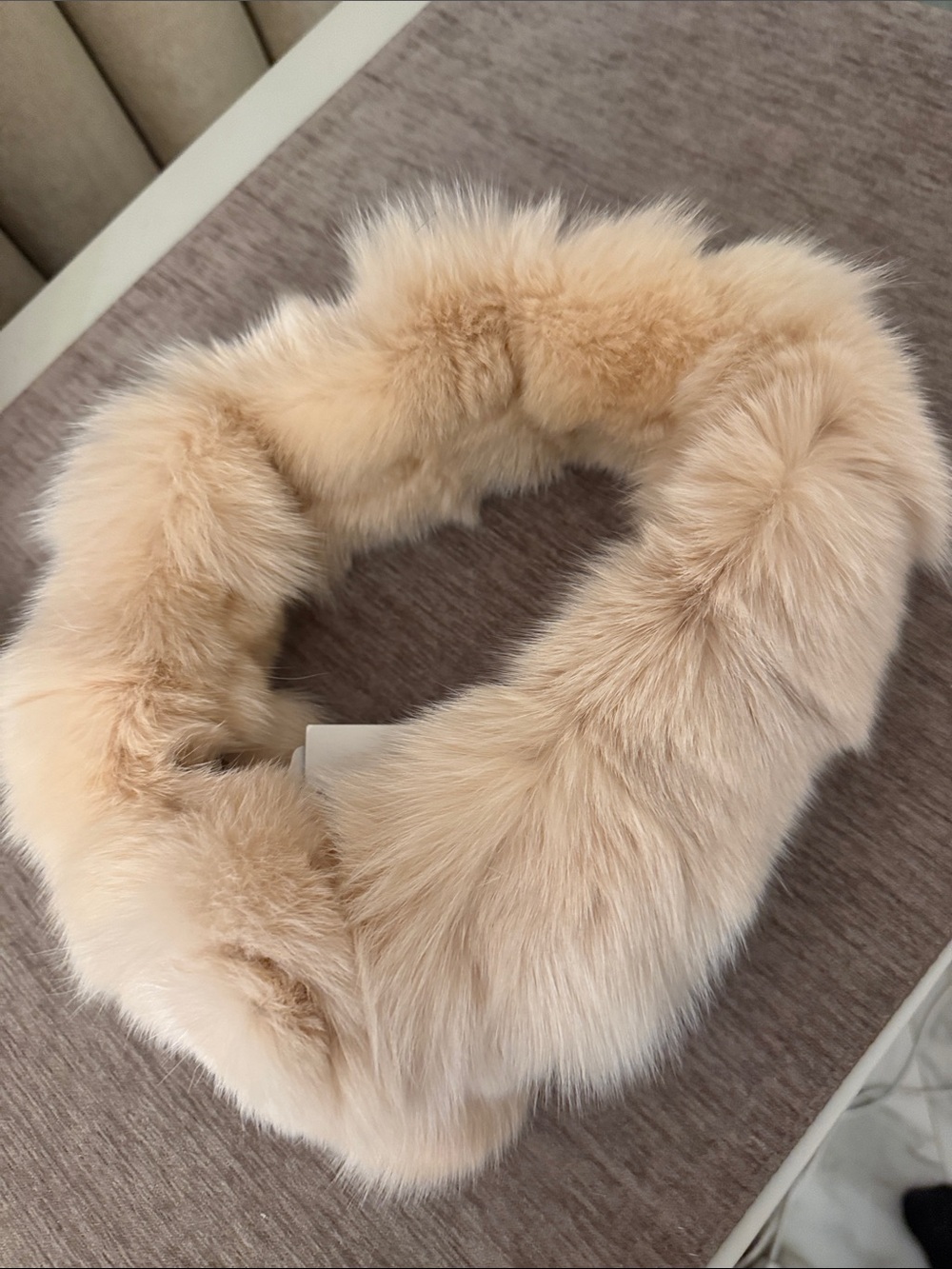 Japanese fox fur scarf clip on. NWT - Picture 5 of 12